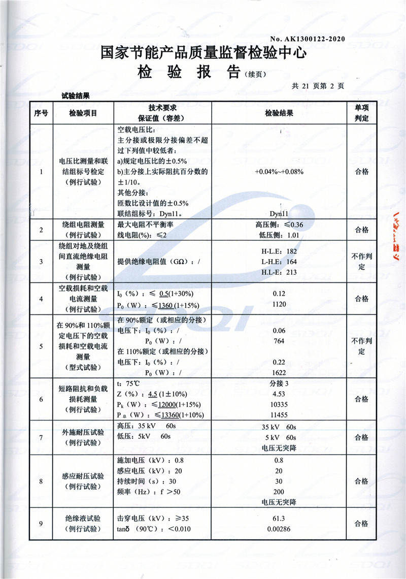 高低压试验报告-S11-1250安多安多安多油浸式变压器-2.jpg